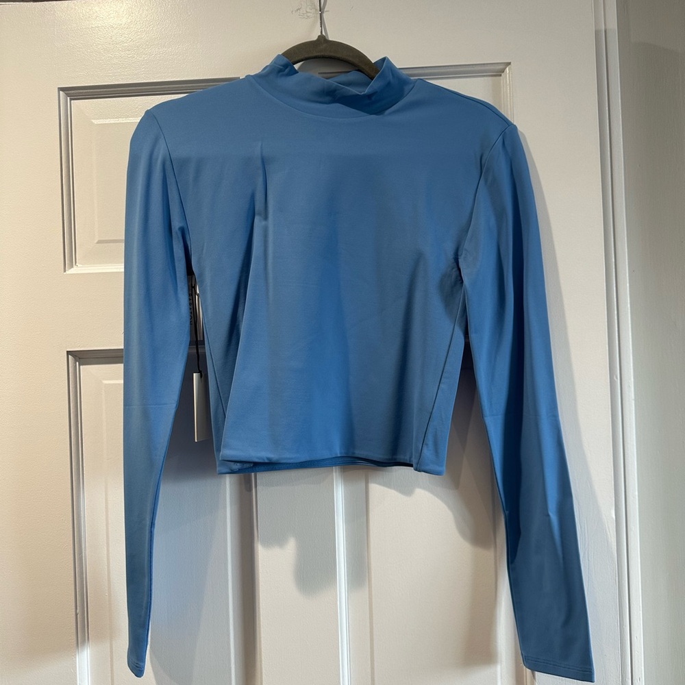Blue Long Sleeve Women's Top